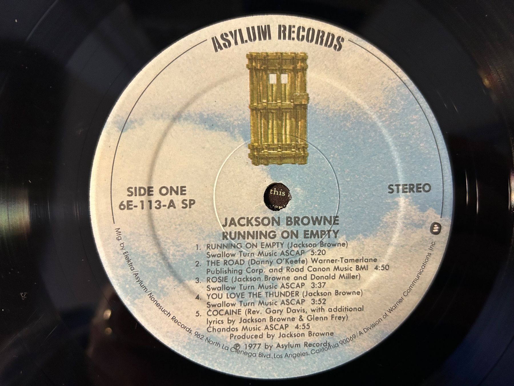 Dischi in vinile: Jackson Browne – Running on Empty - Vinyl Schallplatte – Usato da Aesch BL venduto da BernisFlomi 2