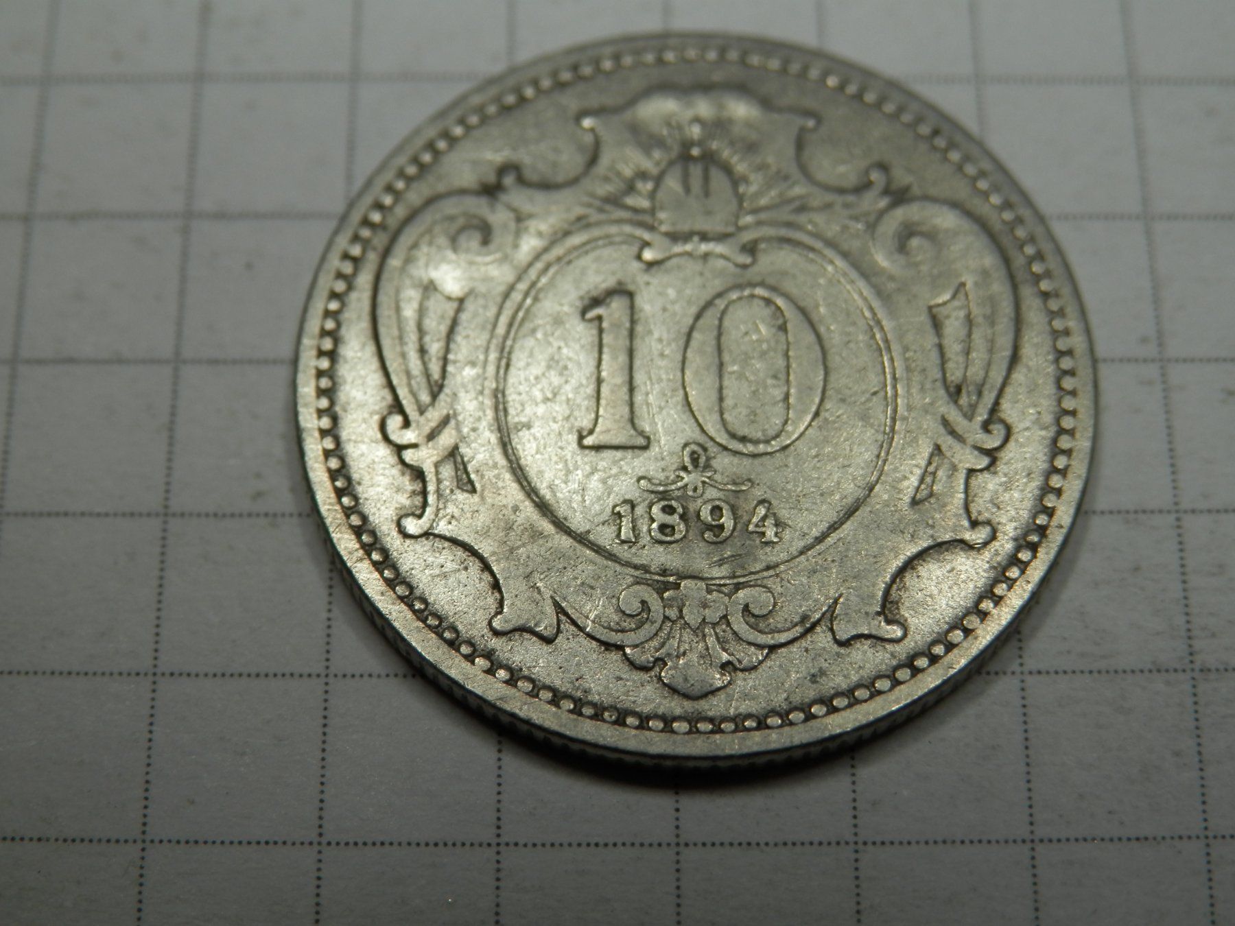 Tutti le monete: Österreich  10 Heller, 1894 – Usato da Weiach venduto da weiach81
