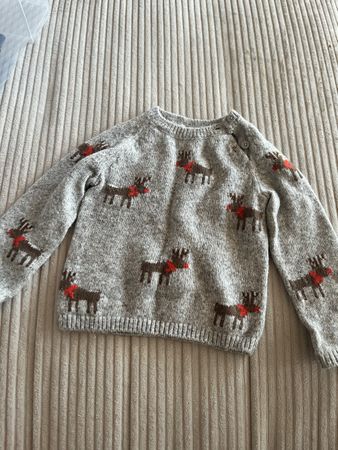S.Oliver Strickpullover Reh Gr. 80 - Winter Pulli Top!