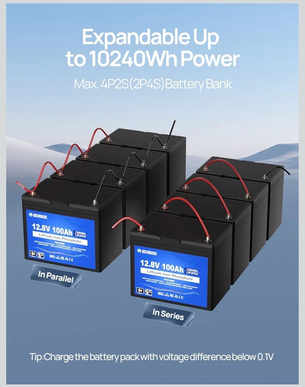 Solargeräte und Solarprodukte: Bluetooth LiFePO4 12V 100Ah Lithium Batterie mit 100A – Neu und originalverpackt aus Rickenbach LU von cornel66 7