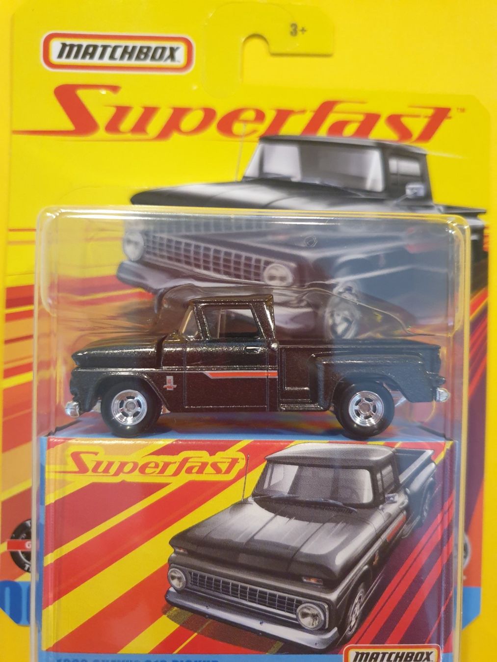Matchbox Modellini d'auto: Matchbox 1963 CHEVY C10 PICKUP – Nuovo e nell'imballaggio originale da Oftringen venduto da Rotor 1