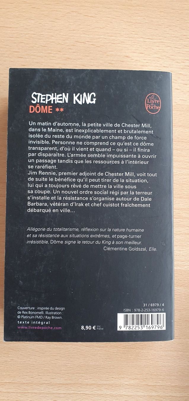 Libri: Stephen King Dôme – Usato da Moutier venduto da mai_pq7w 1