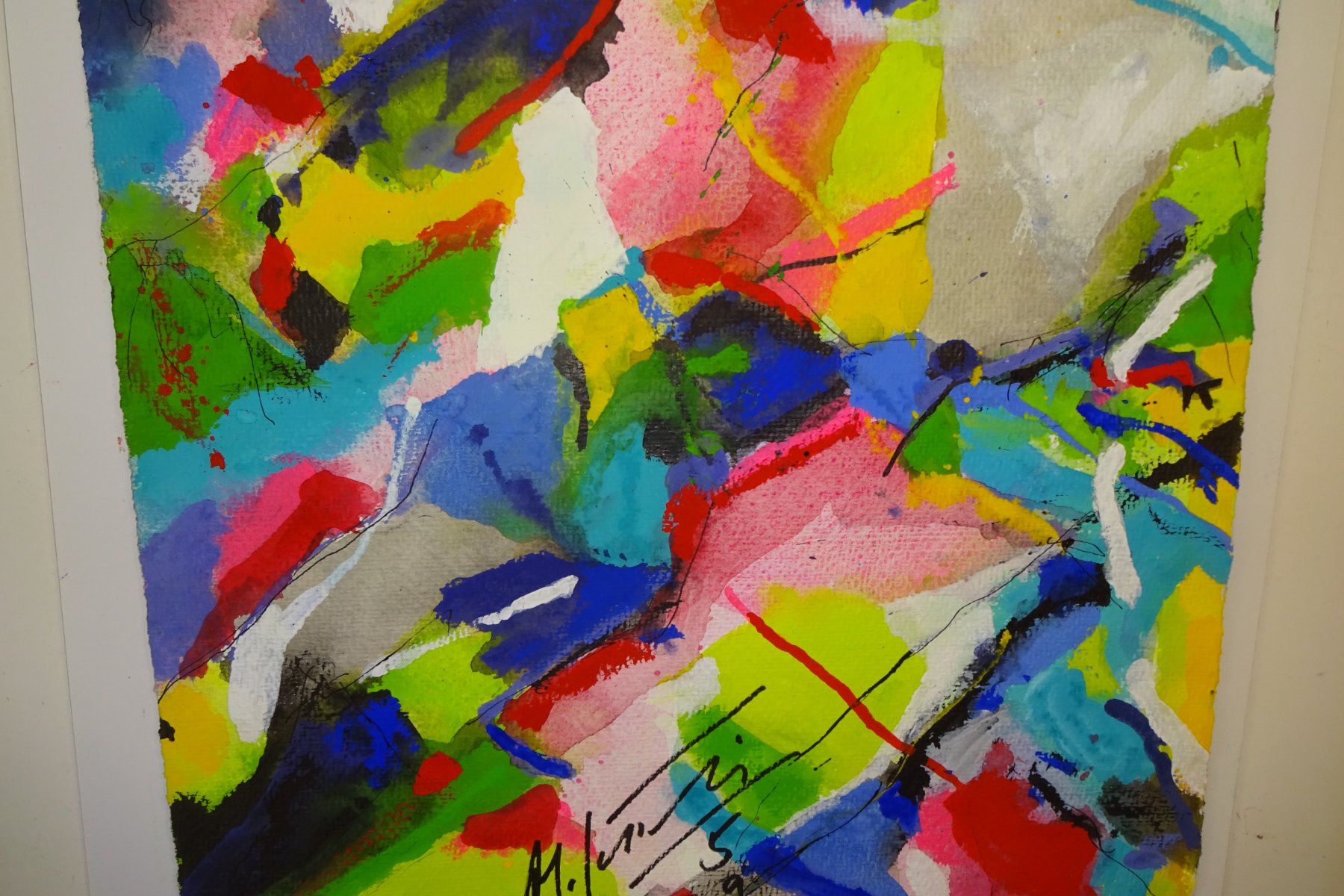 Dipinti: Original Gouache Gemälde 8273 – Usato da Zürich venduto da kunstkreis 2