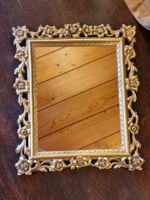 Barock Spiegel Gold 32x27 cm Vintage