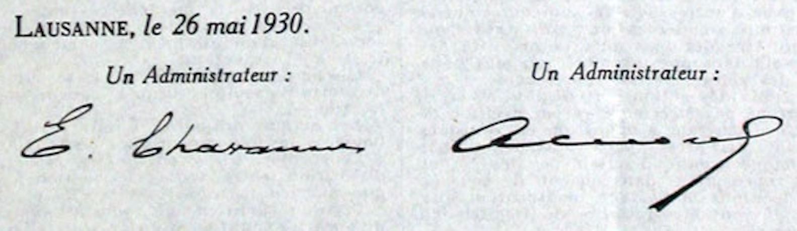 Documenti: Société Immobilière de Bex SA - 1930 – Usato da Solothurn venduto da Sgasche 1