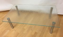 Glas Couchtisch, top Zustand