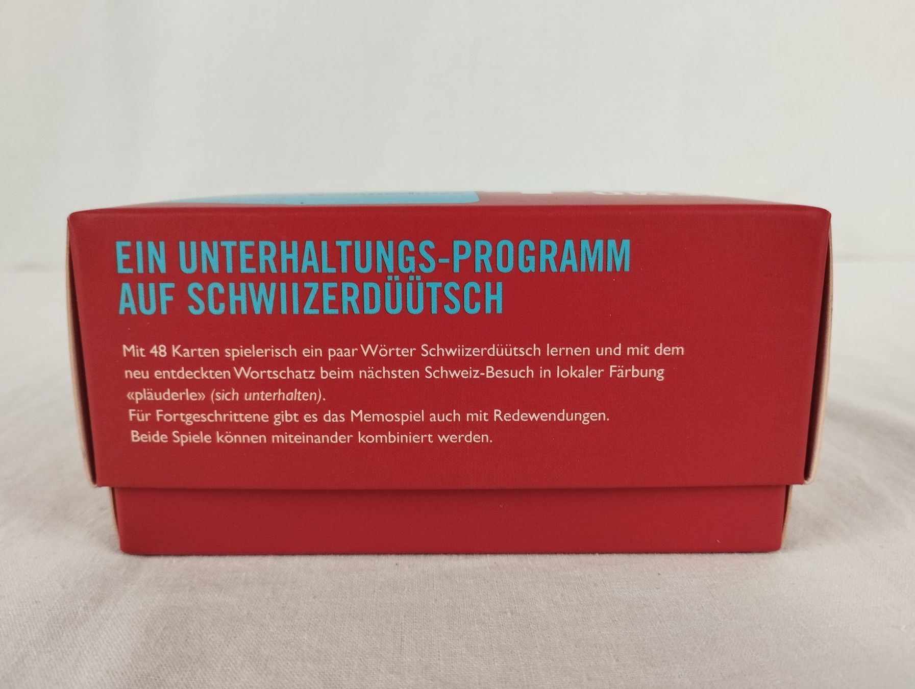 Spiele: FIDEA DESIGN Memo Spiel Schwiizerdüütsch – Gebraucht aus Schübelbach von Restwert_Schubelbach 2