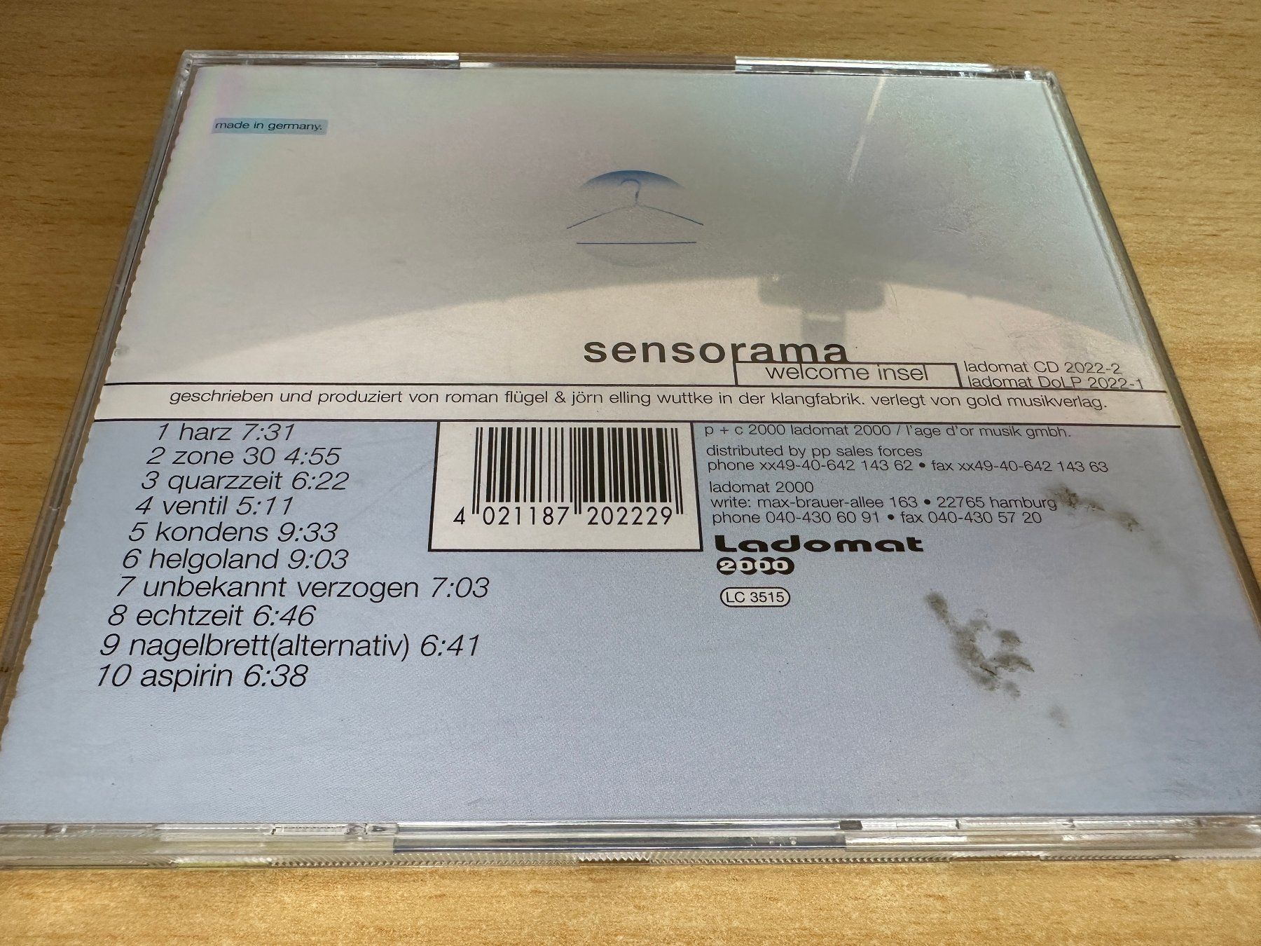 CD: Sensorama – Welcome Insel – Usato da Rikon im Tösstal venduto da Alpenmutz 1