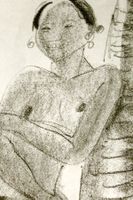 ERNST MORGENTHALER (Swiss, 1887-1962) Südsee - Akt, um 1940
