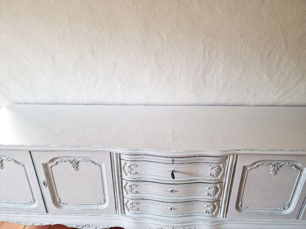 Credenze: Shabby Chic Kommode Sideboard Anrichte Landhaus Stil weiss – Usato da Ramsen venduto da fri_j878 1