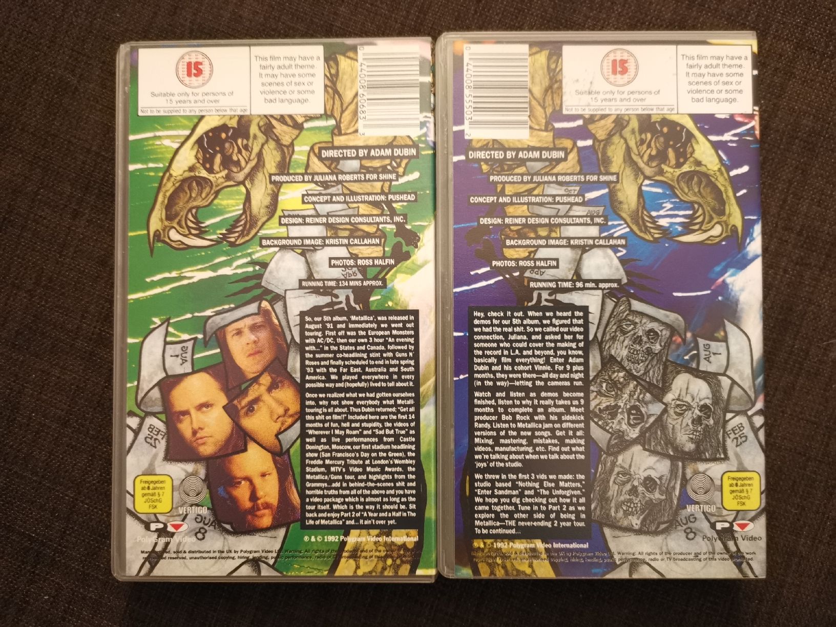 Alle VHS: Metallica VHS – Gebraucht aus einsiedeln von TheMullets 2