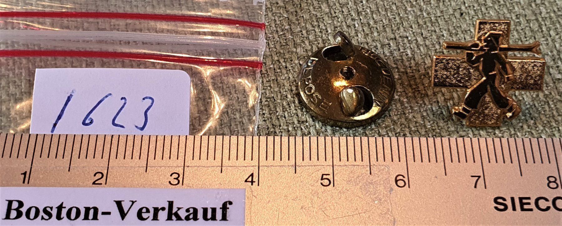 Placchette & Badge: I623 - Reversknopf Schweizer Jugend Skilager – Usato da Reinach BL venduto da Boston-Verkauf 3