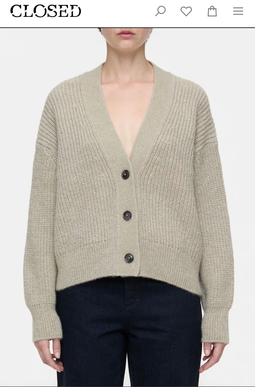 Closed Giacche: Closed Strickjacke S aus Alpaka Mix – Nuovo (secondo la descrizione) da Kappel am Albis venduto da Jufler