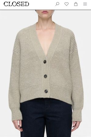 Closed Strickjacke S aus Alpaka Mix