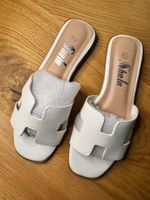 Elegante weisse Sommersandalen, Gr. 36,5