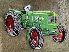 Deutz Traktor Diesel Schlepper Aufnäher Patch 