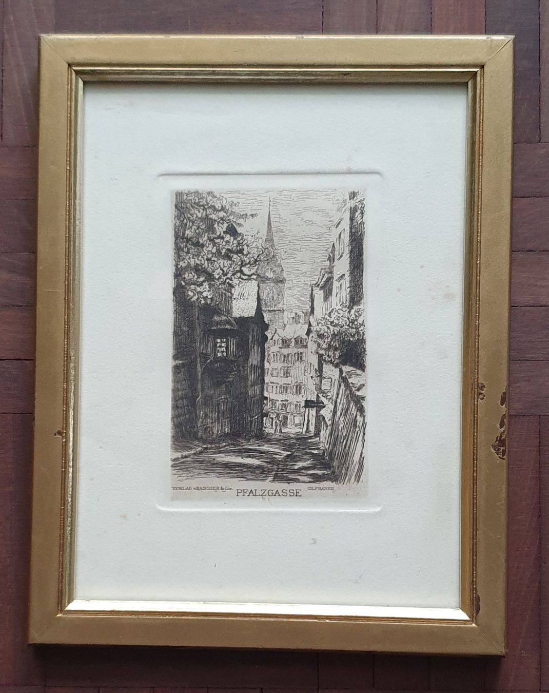 Poster & Bilder: Bild - Pfalzgasse Zürich – Gebraucht aus Kreuzlingen von Rschweiz1