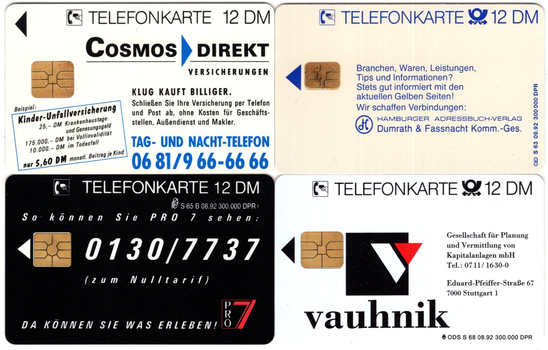 Schede telefoniche: 4 volle Deutsche Telefonkarten der S-Serie – Usato da Eglisau venduto da Chperfins 1