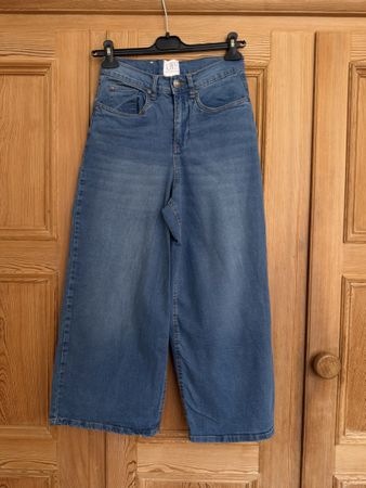 Baggy Wide Leg Jeans Blau | 36