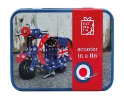 Metallbaukasten Scooter Gift in a Tin NEU