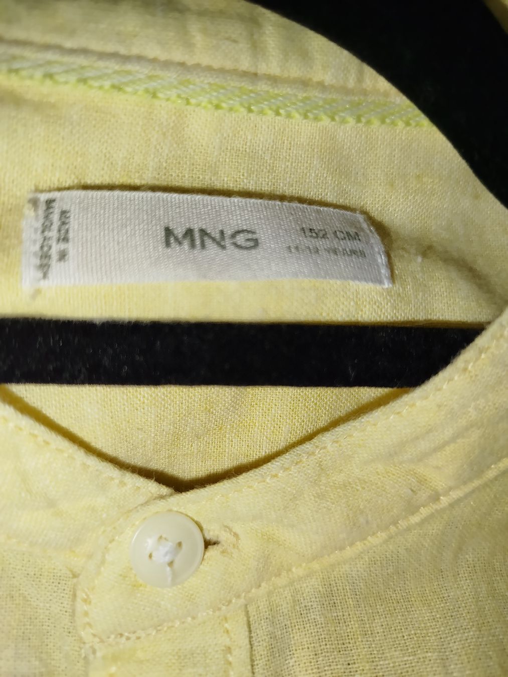 Mango Camicette, T-shirt & Top: Sonnengelbe Mango Leinenbluse 152 – Usato da Münchwilen AG venduto da Lillyfee08 5
