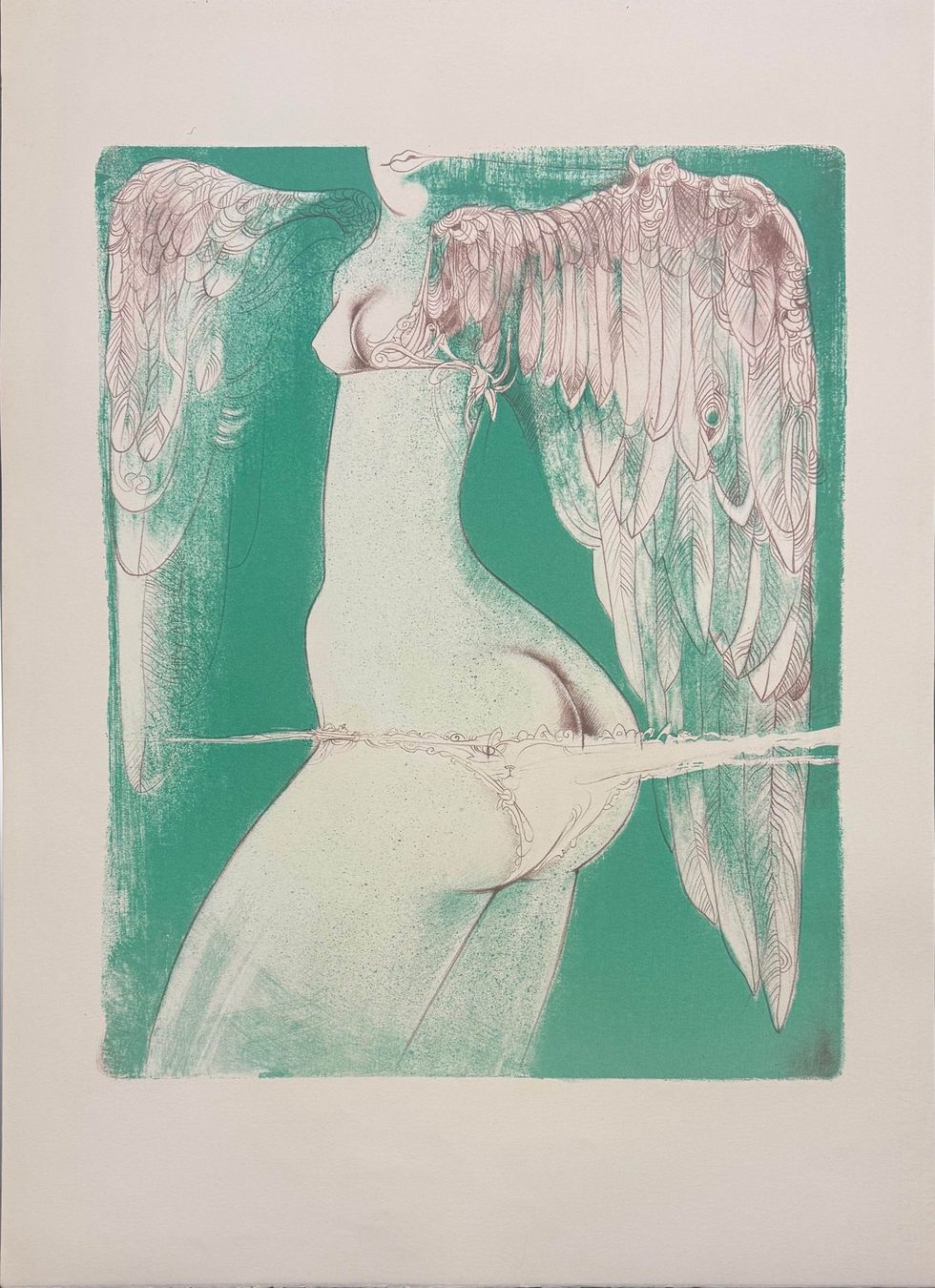 Grafiken & Lithographien: Lithographie auf BFK Rives, unsigniert – Gebraucht aus Baar von Roze1