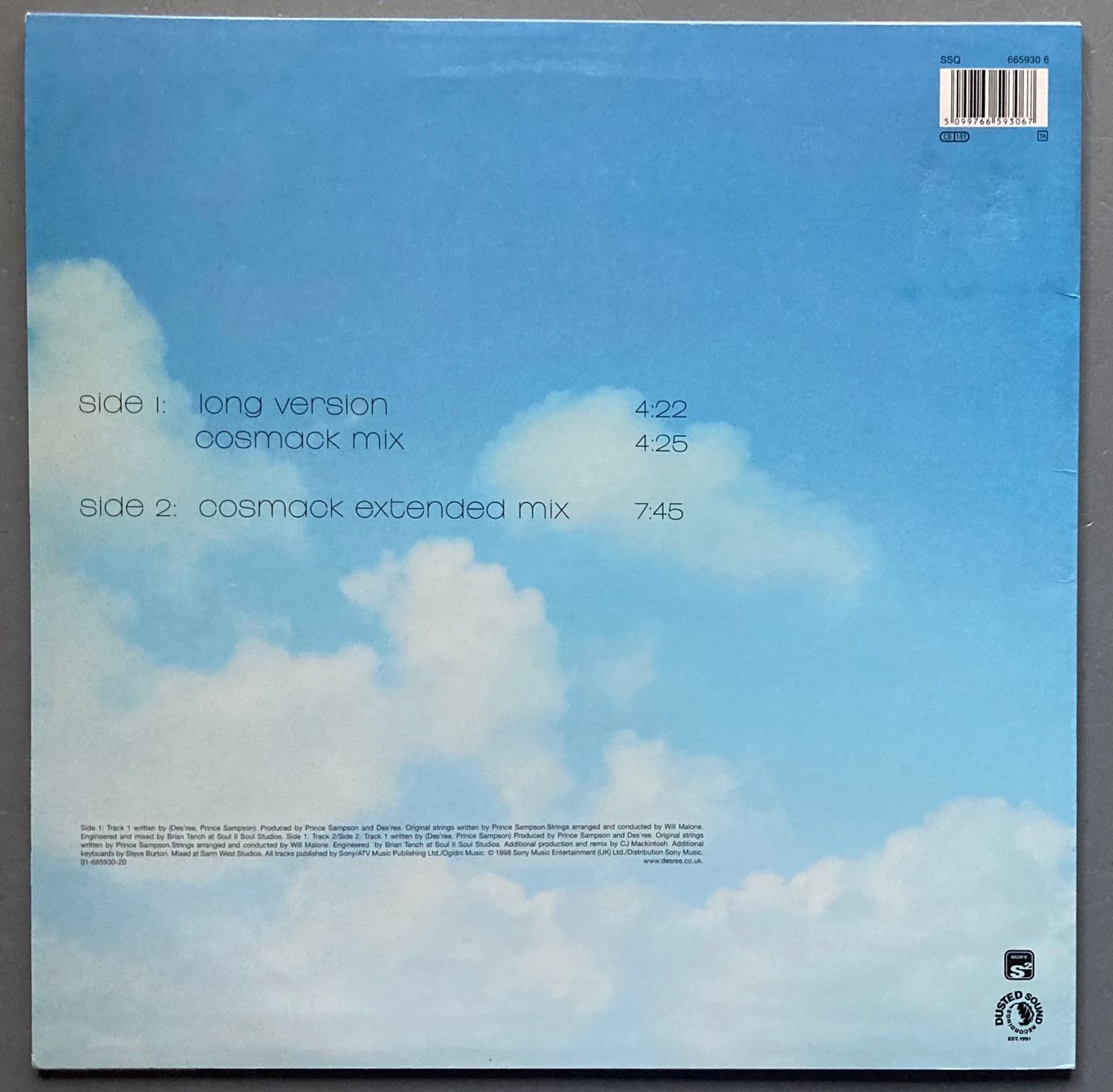 Dischi in vinile: DES'REE - LIFE – Usato da Poliez-Pittet venduto da Newtown-Records 1