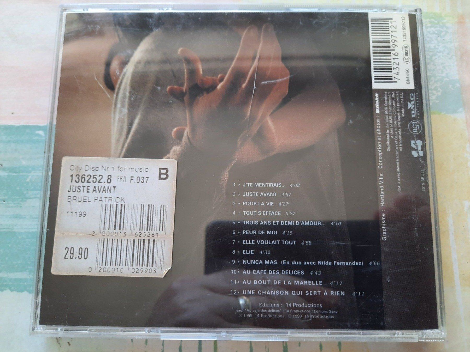 CDs: Cd Patrick Bruel - Just avant – Gebraucht aus Pully von bro_n52j 1