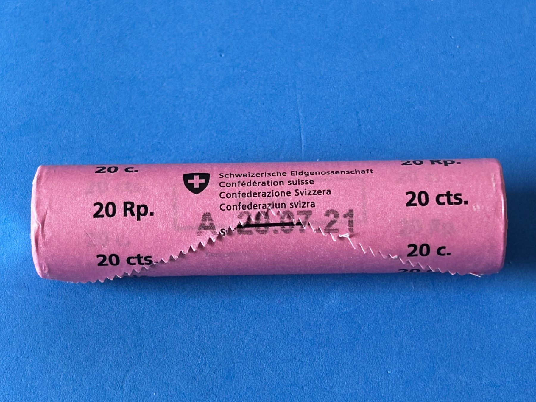 Tutti le monete: 20 centimes 2021 UNC from coin roll – Nuovo (secondo la descrizione) da Corcelles NE venduto da AJKader 3