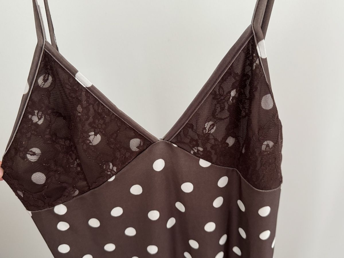 Vestiti: PrettyLittleThing Polka-Dot Maxi-Kleid – Nuovo e nell'imballaggio originale da Zürich venduto da di_archive 4
