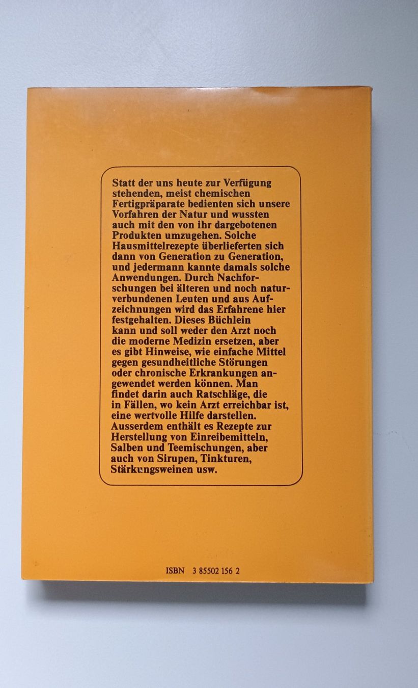 Bücher: Grossmutters Hausmittel – Gebraucht aus Rothrist von GIWALD 1