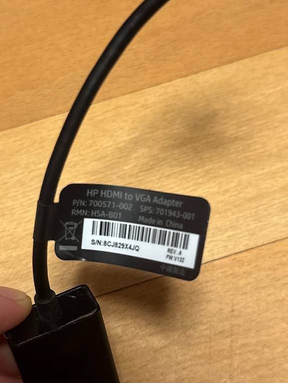 Adapter: NEU: HDMI - VGA Adapter von HP – Gebraucht aus Luzern von ddfcw 1