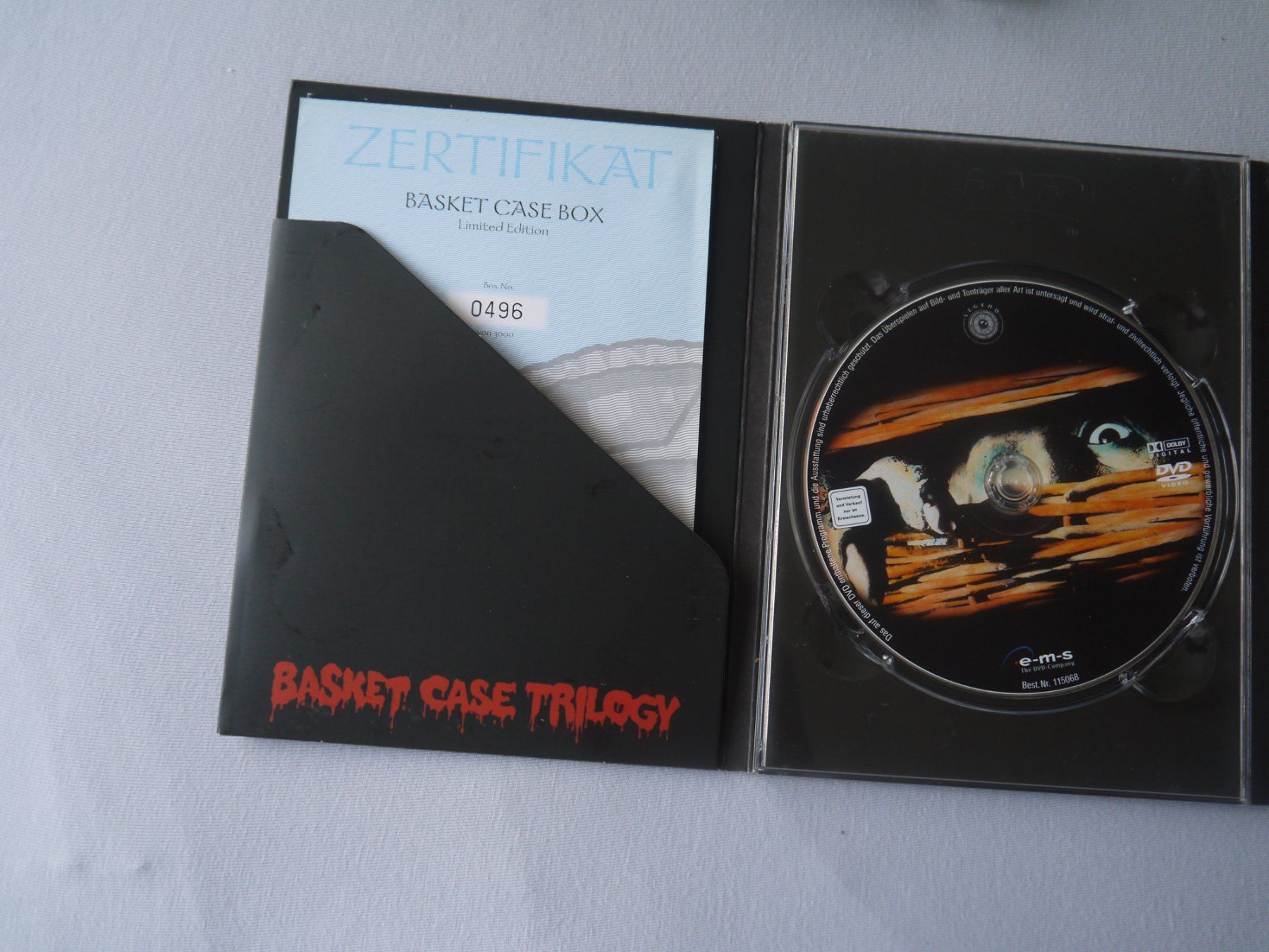 Tutti i DVDs: BASKET CASE TRILOGY - Limited - uncut – Usato da Hagendorn venduto da Blaf 2