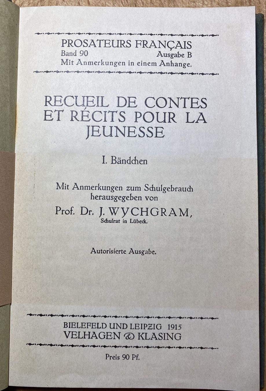 Libri: Franz. Engl. Schulausgabe Velhagen & Klasing Sammlung – Usato da Safenwil venduto da Thoren196168 1