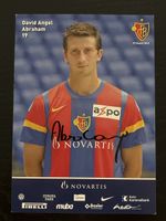 FC Basel Matchkarte David Abraham Saison 2011/2012 Top!