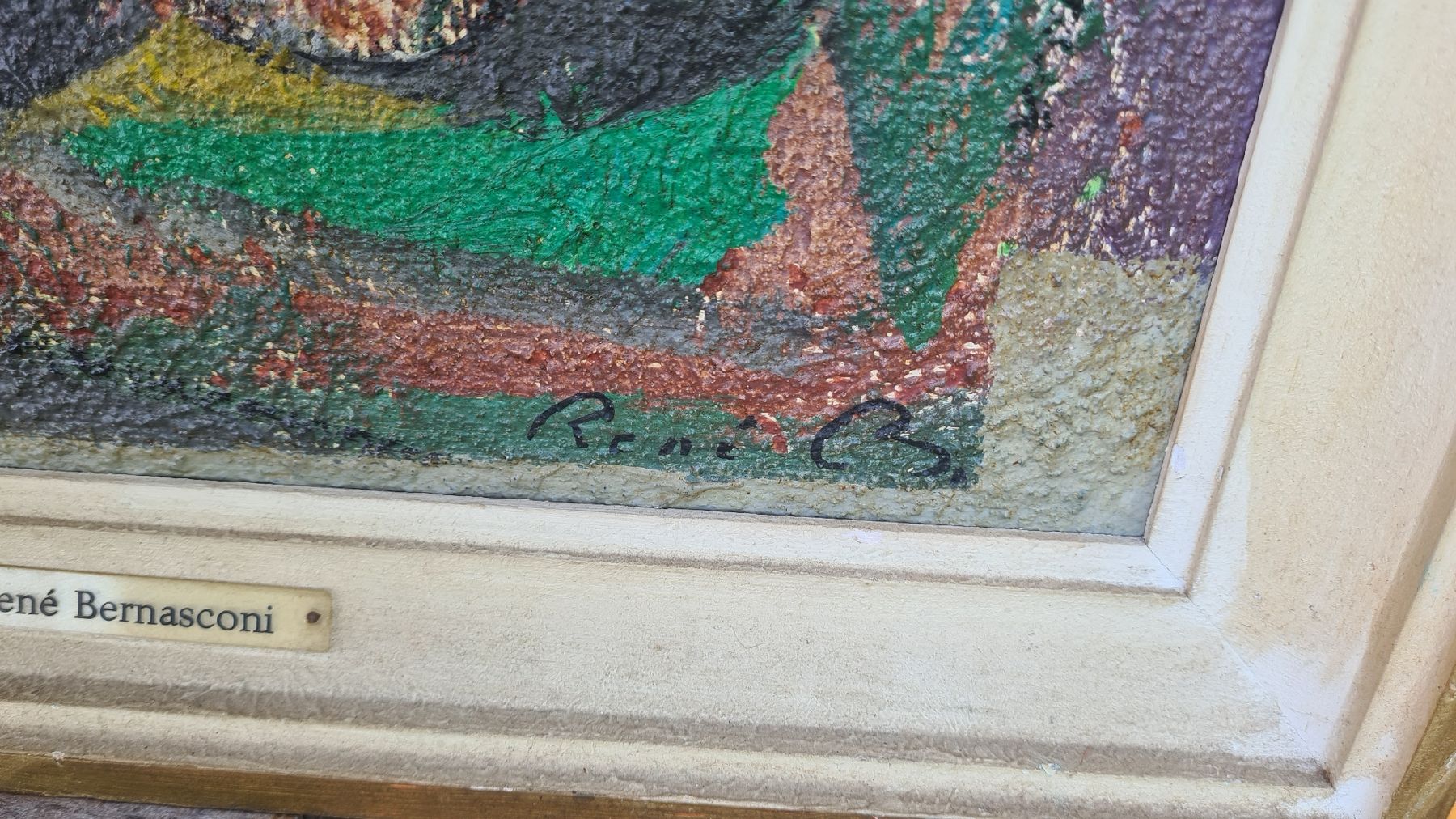 Tableaux: BERNASCONI Rene', Signiert – D'occasion à Pazzallo par Salvapazzo 2