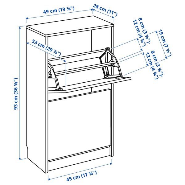 Ikea Armoires: Ikea BISSA Schuhschrank – D'occasion à Liebefeld par fio_xf7g 2