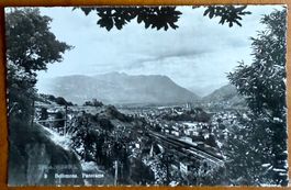Bellinzona - Panorama - La gare - 1945