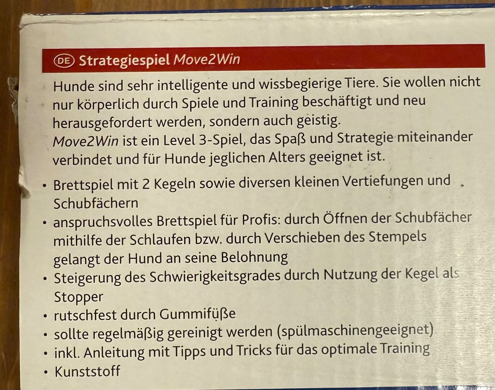 Trixie Spielzeuge: Dog Activity Strategie-Spiel Move2Win Level 3 - Trixie – Gebraucht aus Altdorf UR von Mini037 9