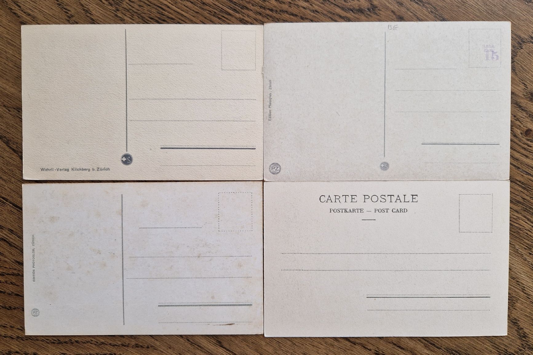 Cartes postales: 4 AK Oeschinenensee – D'occasion à Ebikon par Donar50 1