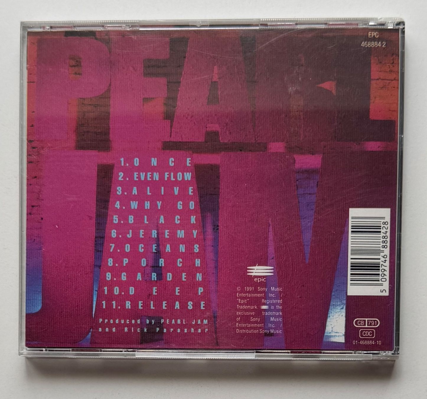 CD: Pearl Jam / Ten – Usato da Näfels venduto da rottabi 1
