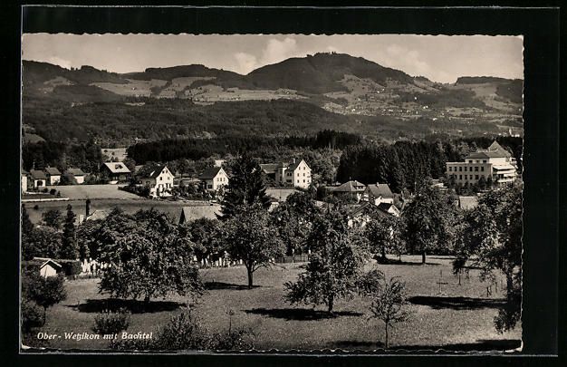 Cartoline postali: Wetzikon, Ober-Wetzikon, Ortsansicht mit – Usato da Berlin venduto da bartko-reher