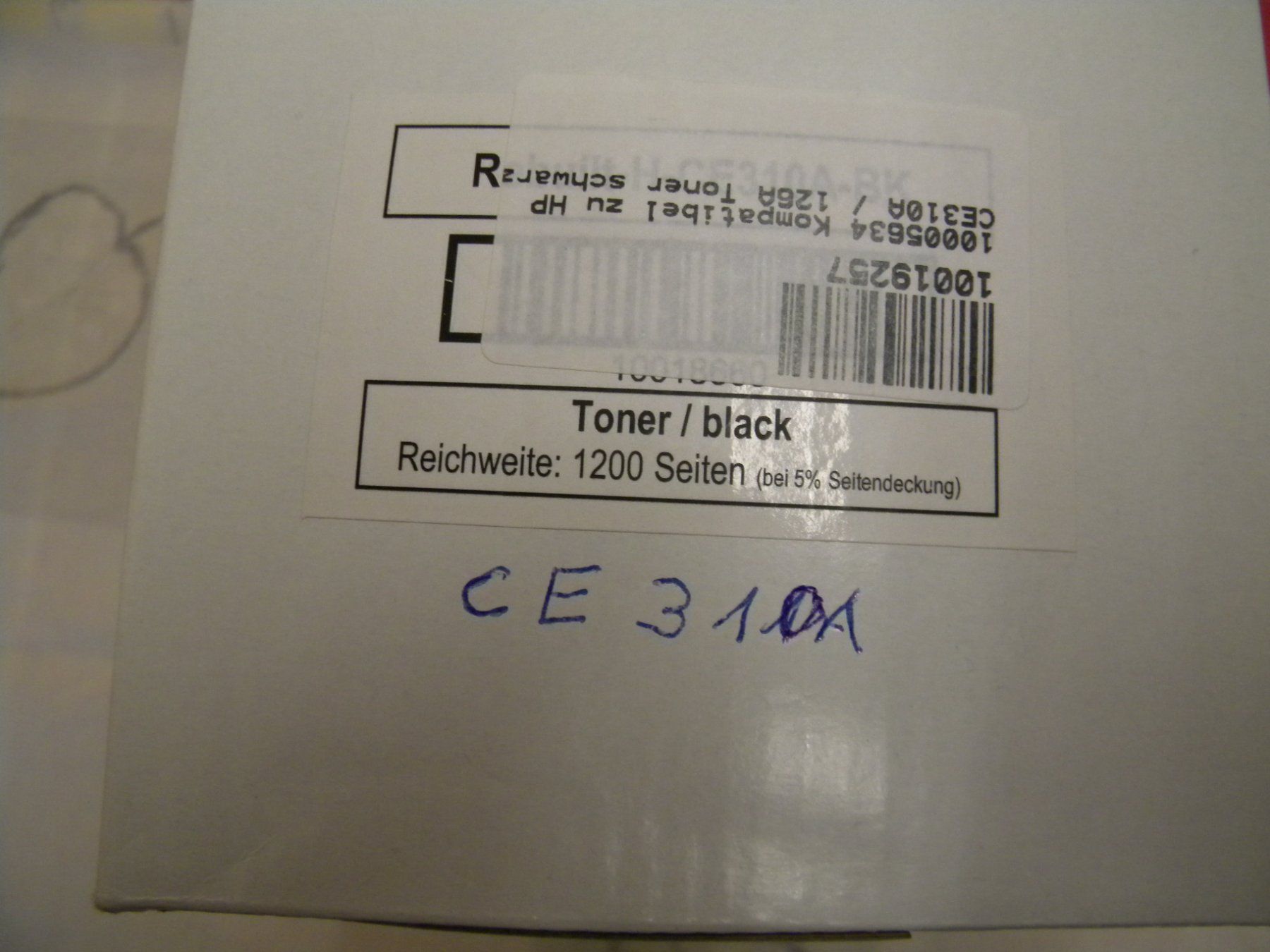 Cartucce per stampanti & toner: CE310A  126A – Nuovo e nell'imballaggio originale da Bühler venduto da Wini100 1