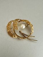 Wunderschöne 18 Karat Goldbrosche