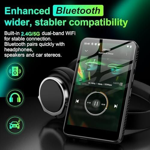 Tragbarer Mediaplayer: Android 13 MP3 Player 32GB 4 Touchscreen Bluetooth – Neu und originalverpackt aus Hundwil von pak_7zvn 6