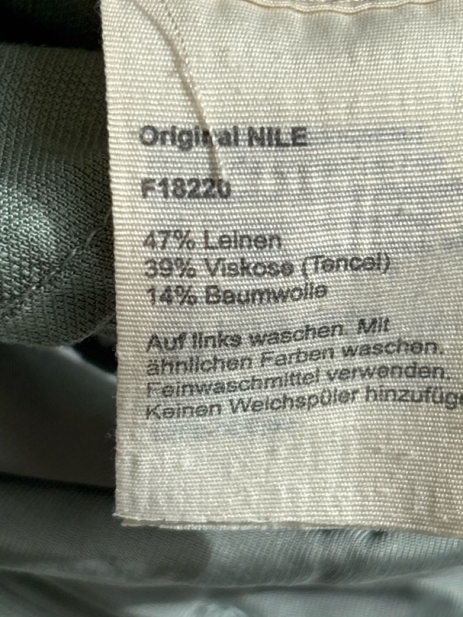 Nile Pantaloni: Nile Sommerhose Gr. S, Leinenmix – Usato da langenthal venduto da rundholz7 6