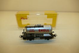 Liliput H0: SJ Kesselwagen Shell silbrig