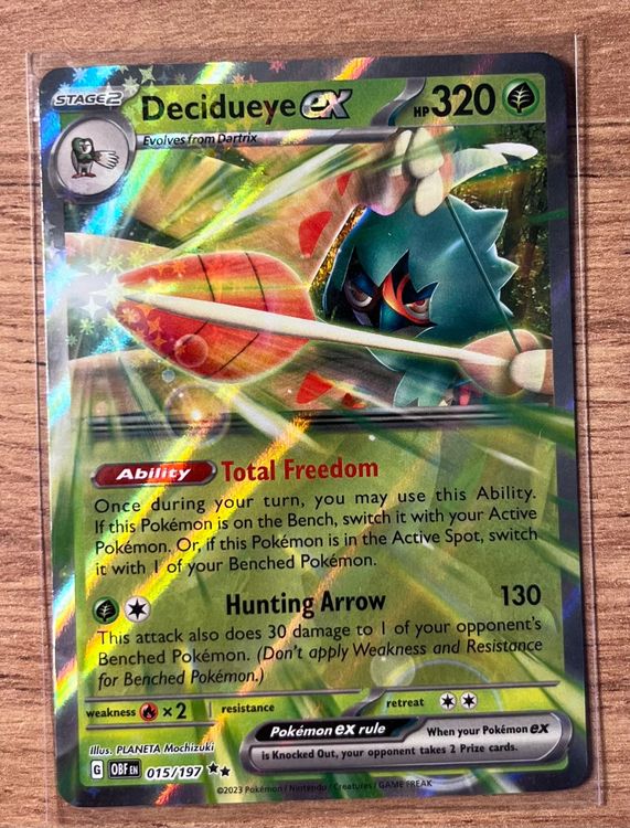 Decidueye ex Pokemon Obsidian Flame OBF 15/197 | Kaufen auf Ricardo