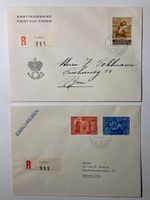 Briefe, 6 FDC's, Li, 1959/64, Landschaftsbilder, KP 350.--