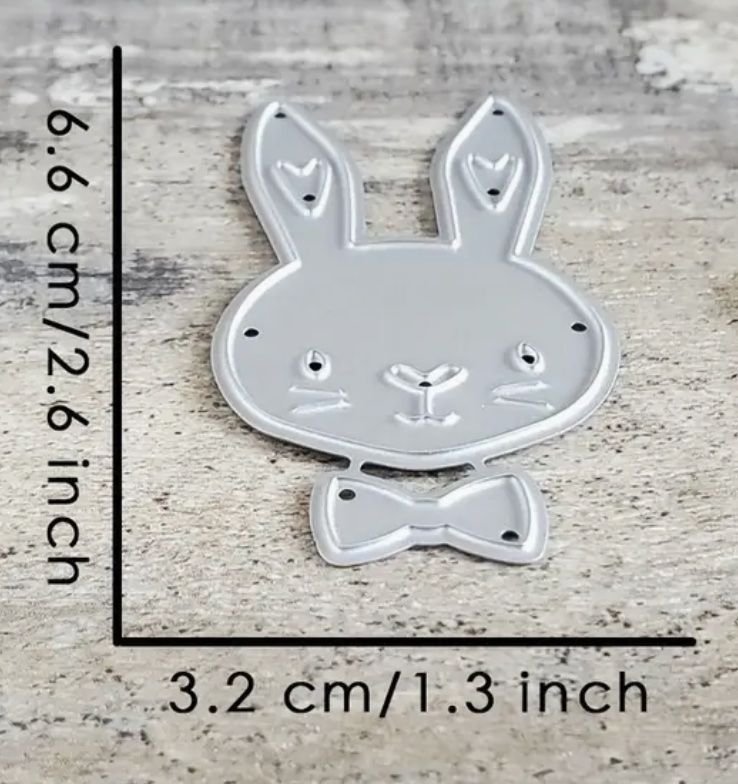 Sciablone: Hase und Schriftzug Happy Easter  - Stanzschablone – Nuovo e nell'imballaggio originale da Frenkendorf venduto da jazzplatten 1